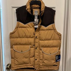 Cinch Men’s Vest puff brown/gold(tan)